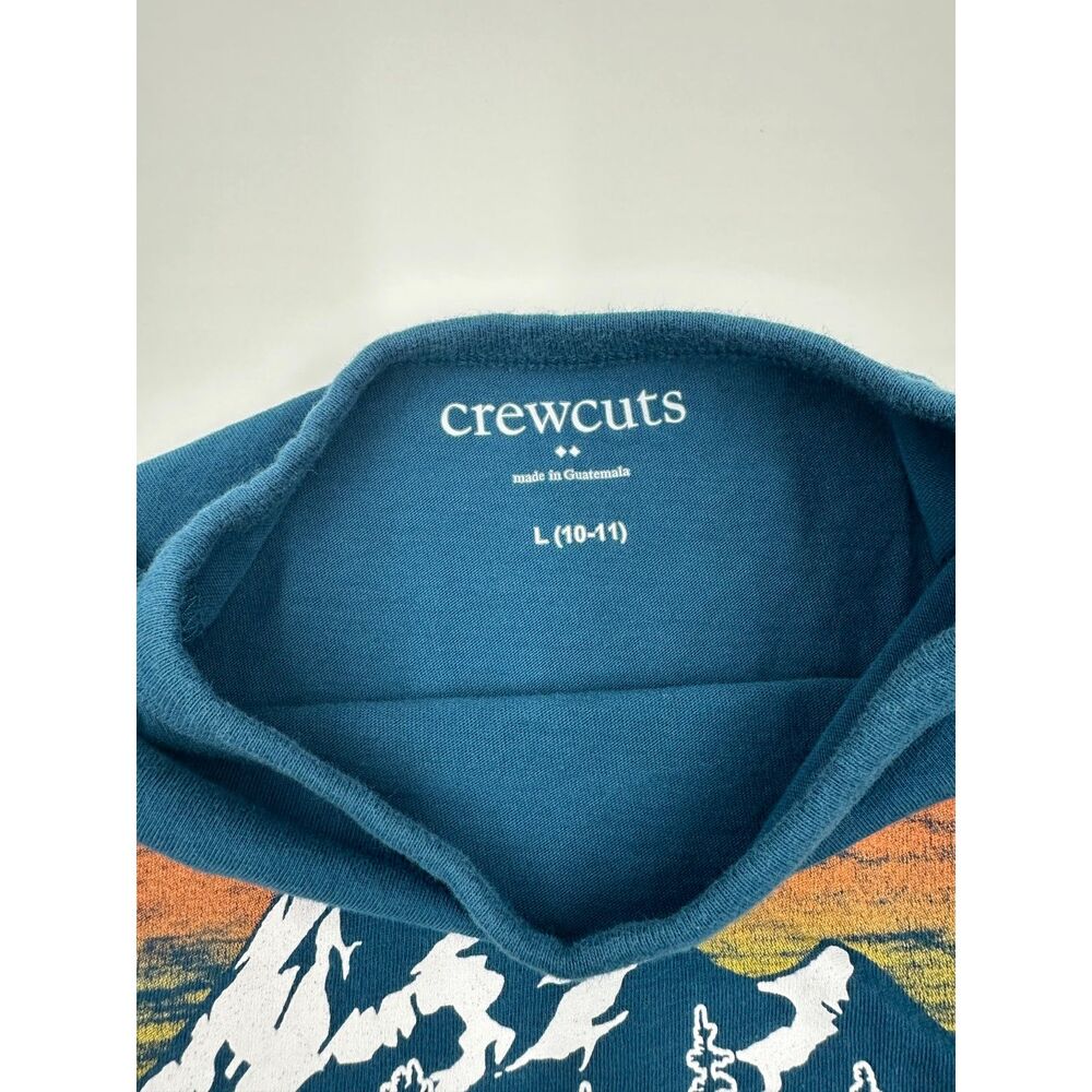 Crew Cuts Top for Children Graphic Tee Mountains Crew Neck Sz L Long Sleeves EUC - Picture 7 of 7